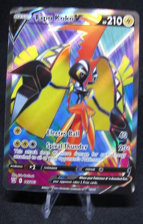 Pokemon Tapu Koko V Full Art Ultra Rare 260 Kaufen Auf Ricardo