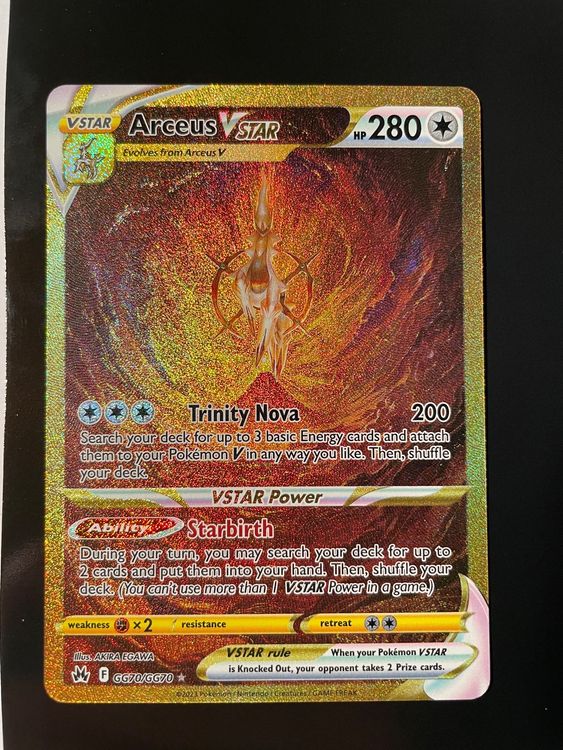 Arceus Vstar Gold Crown Zenith Gg Kaufen Auf Ricardo