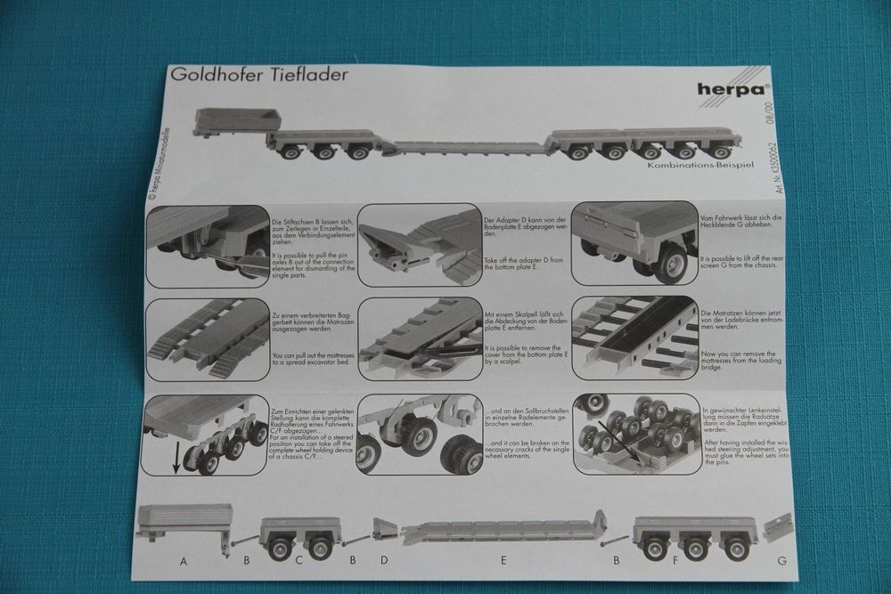 Goldhofer Tieflader Herpa Kaufen Auf Ricardo