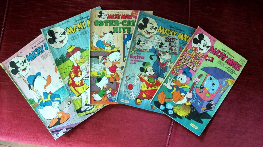 5 Micky Maus Hefte Aus Den 1980er Jahren Versandkostenfrei Kaufen