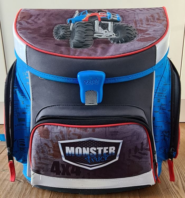 Schulrucksack Scooli Monster Kaufen Auf Ricardo