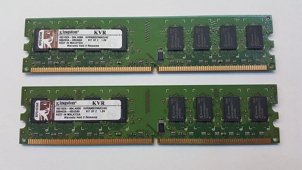 KINGSTON ValueRAM KVR800D2N6K2 4G Acheter Sur Ricardo