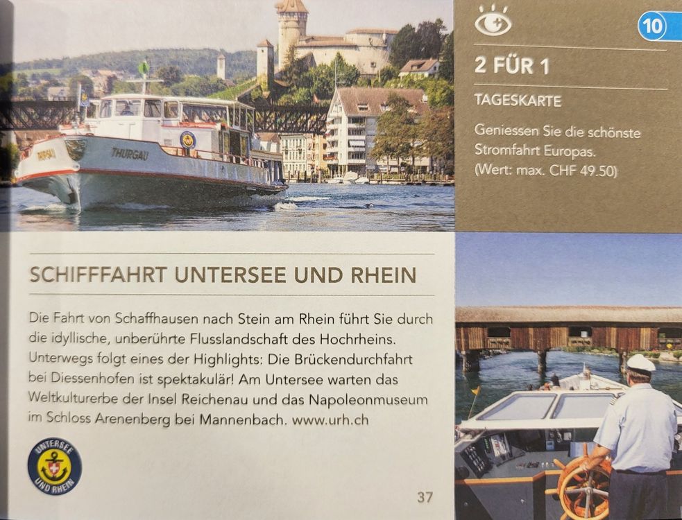 F R Tageskarte Schifffahrt Untersee Und Rhein Kaufen Auf Ricardo