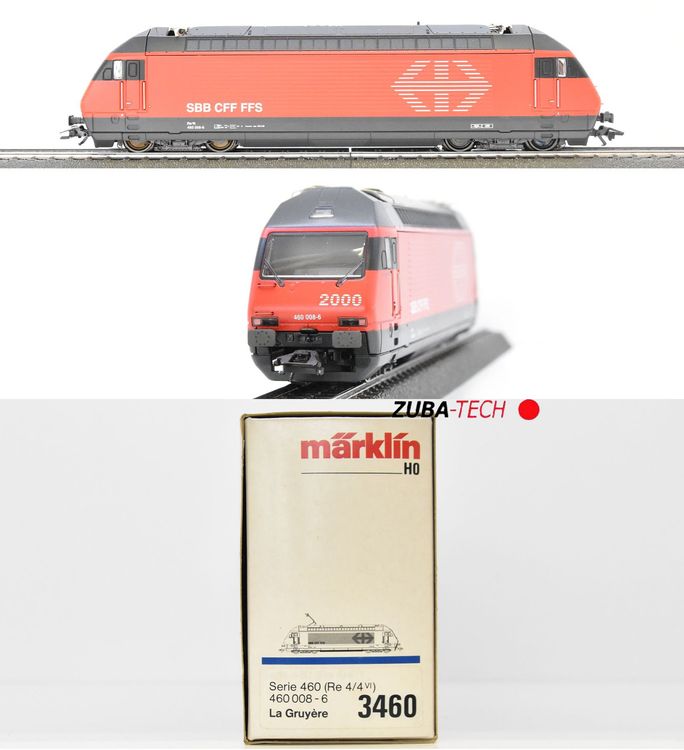 Märklin 3460 E Lok Re 460 La Gruyére SBB H0 WS Analog OVP Kaufen auf