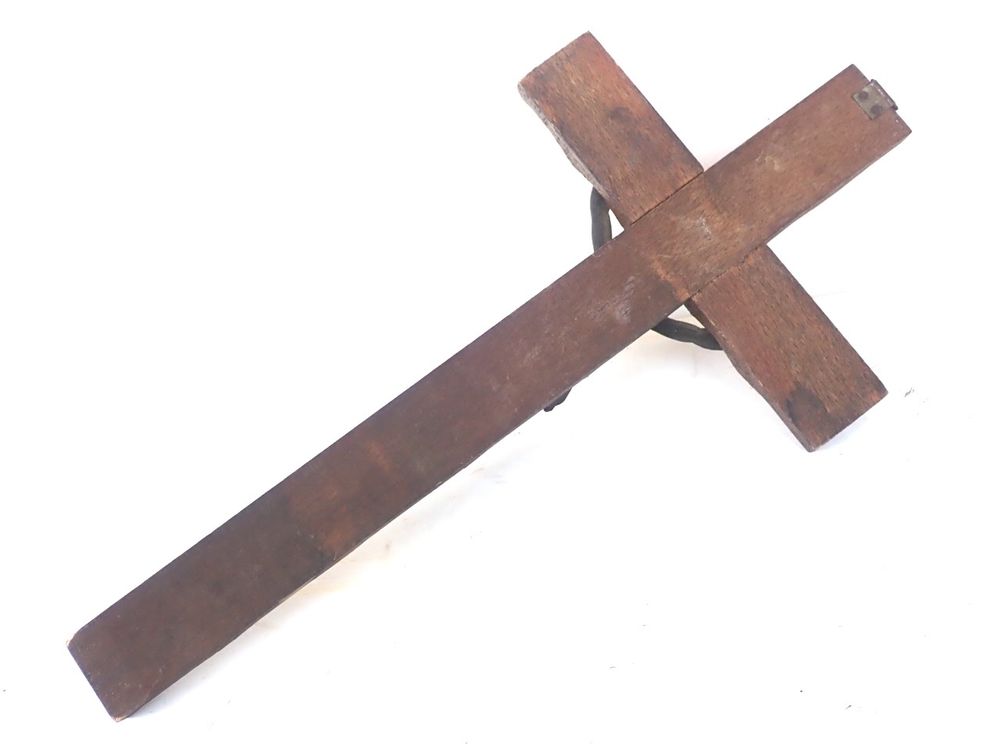 Kruzifix Kreuz Jesus Antik Vintage Holz Metall Kaufen Auf Ricardo