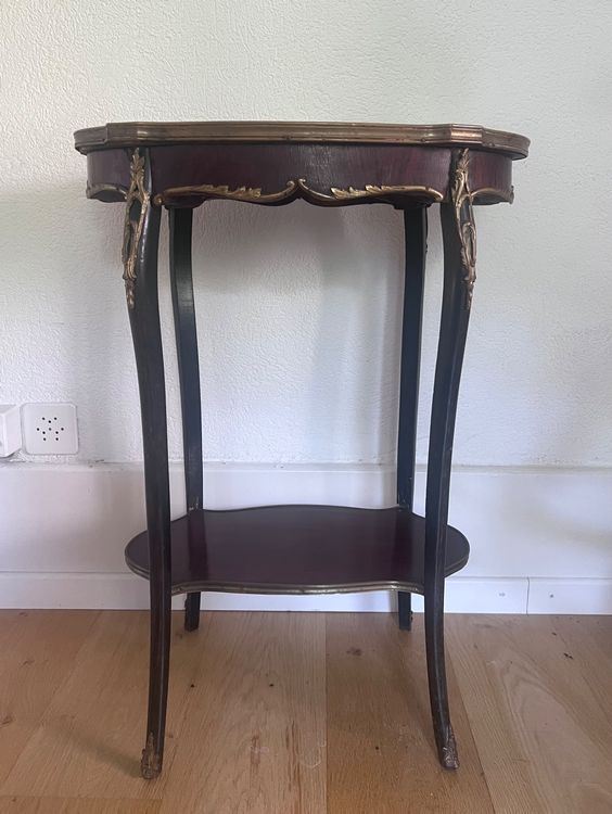 Tisch Antik Louis XV Stil France Nussbaum Bronze Marmor Kaufen