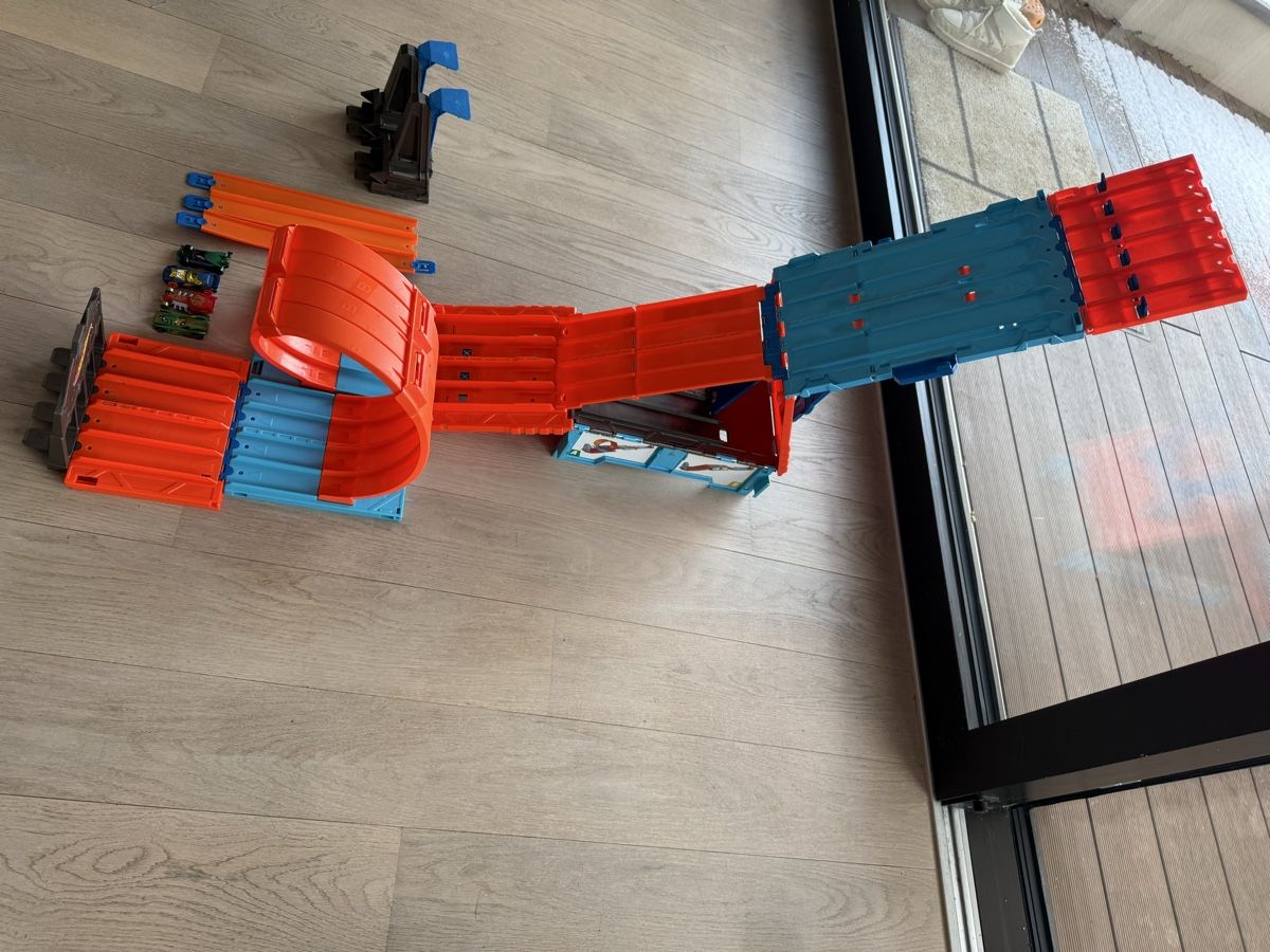 Hot Wheels Track Builder Multi Loop Box Inkl Autos Gebraucht In