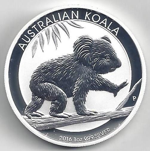 sehr schöne 1 Silber Unze 31 1 Gramm 999 Fine KOALA 2016 Kaufen auf