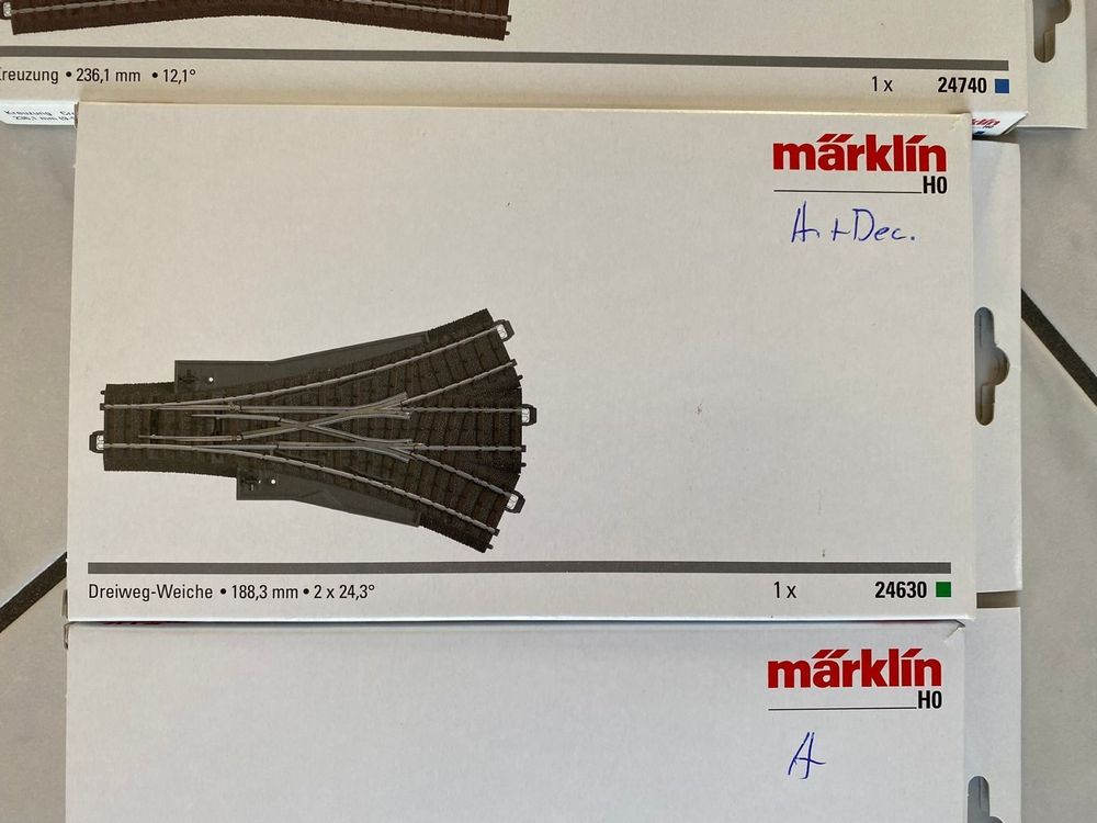 Märklin C Gleis Weichen und Kreuzungen Kaufen auf Ricardo