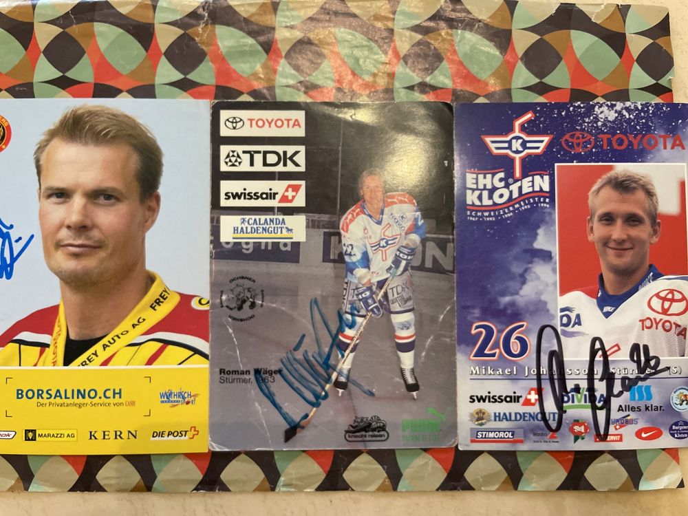 Hockey Autogramme Sclt Ehc Kloten Kaufen Auf Ricardo