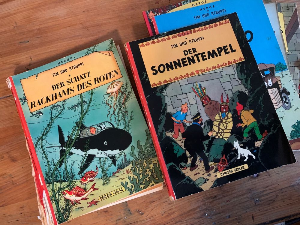 10 X Tim Und Struppi Comics 70er Herge Carlsen Kaufen Auf Ricardo