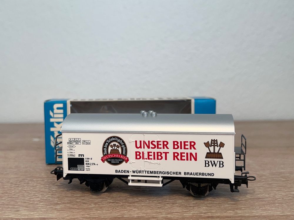 Märklin Kühlwagen Unser Bier H0 OVP NEU Kaufen auf Ricardo