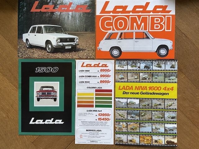 Vaz Lada Prospekt Konvolut Brochure Lot Niva Combi Kaufen