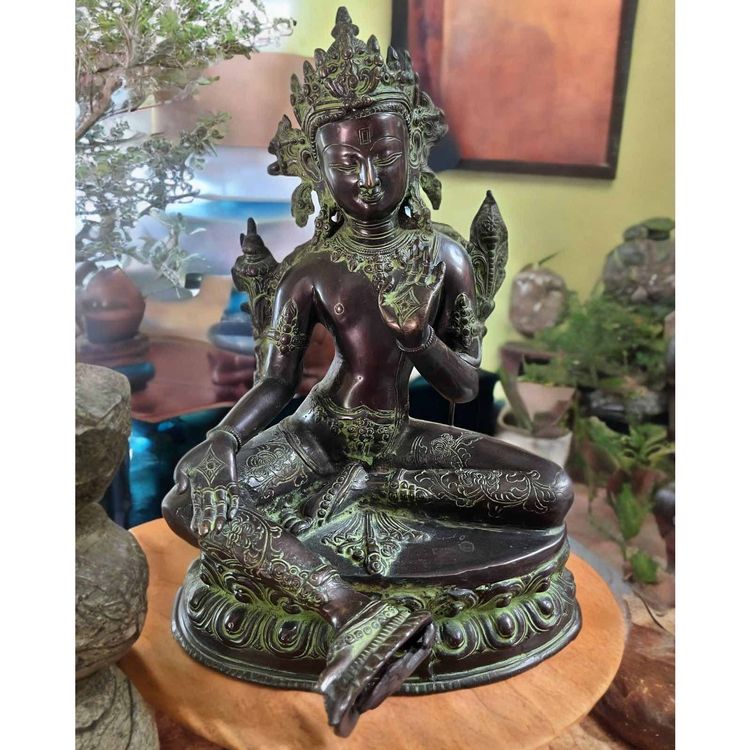 Grüne Tara Bodhisattva Bronze Figur Buddha Skulptur Tibet Kaufen auf