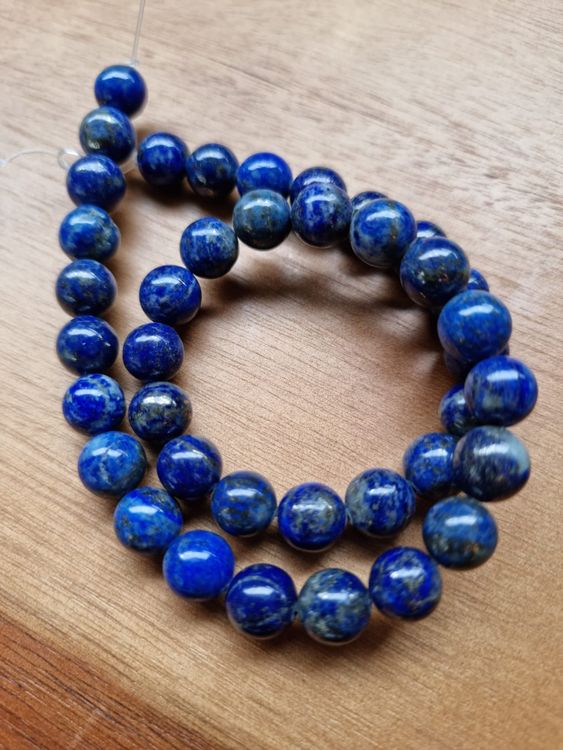 1 Strang echte Natürliche Lapis Lazuli Stein Perlen 10 mm Kaufen auf