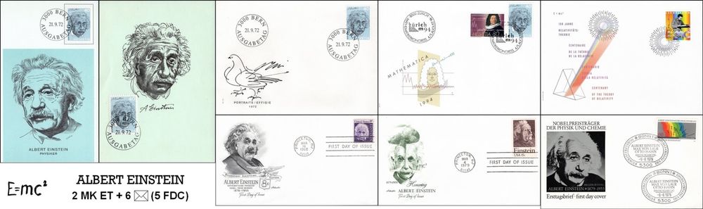 Albert Einstein Mk Et Briefe Fdc Illust Kaufen Auf Ricardo