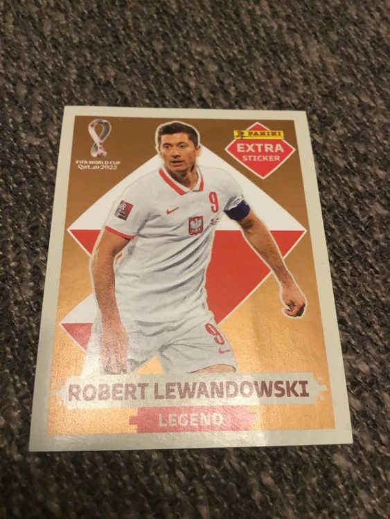 Panini Extra Sticker WM 2022 Ronert Lewandowski Bronze Kaufen Auf