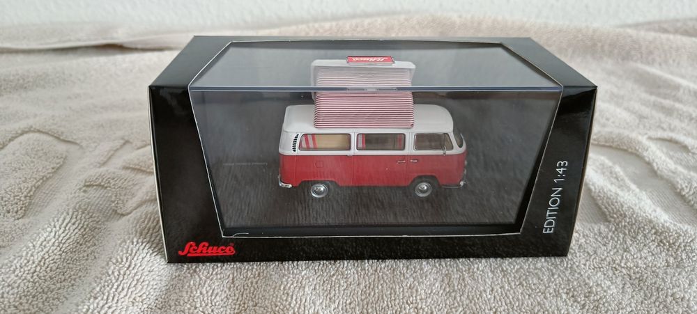 Schuco Modellauto VW T2a Campingbus 1 43 Rot Weiss Kaufen Auf Ricardo