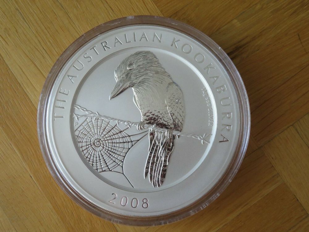 Silber Münze Kookaburra 2008 1Kilo Australien Kaufen auf Ricardo