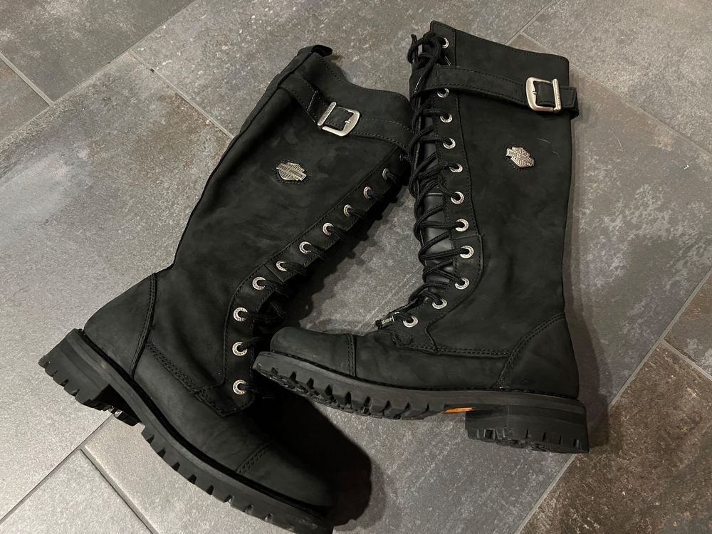 Harley Davidson Damenstiefel Wildleder Gr Sse Kaufen Auf Ricardo