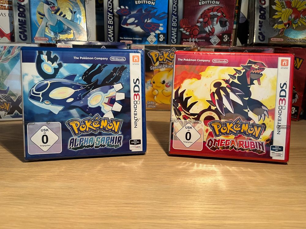 Pokemon Omega Rubin Alpha Saphir SEALED Nintendo 3ds Deutsch Kaufen