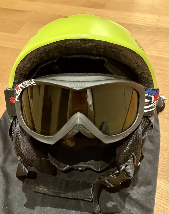 Skihelm Giro Mit Skibrille Uvex Kaufen Auf Ricardo