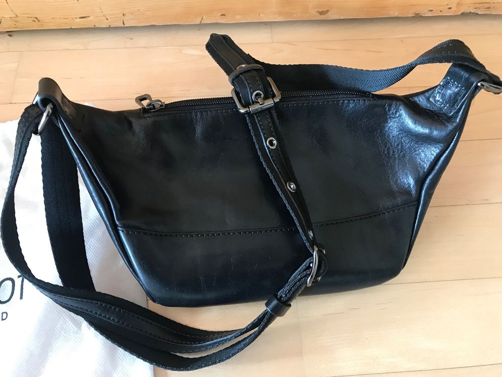 Navyboot Gürtel Tasche aus Leder Bauch Tasche schwarz Kaufen auf Ricardo