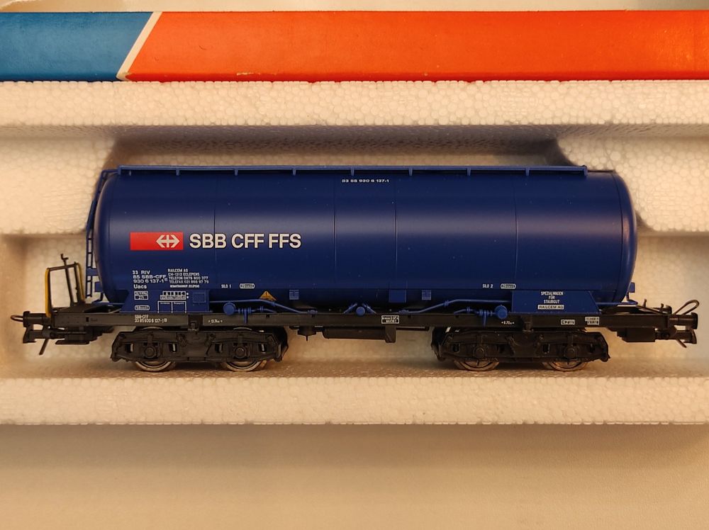 Kesselwagen Uacs Blau Der SBB Von Roco H0 Kaufen Auf Ricardo