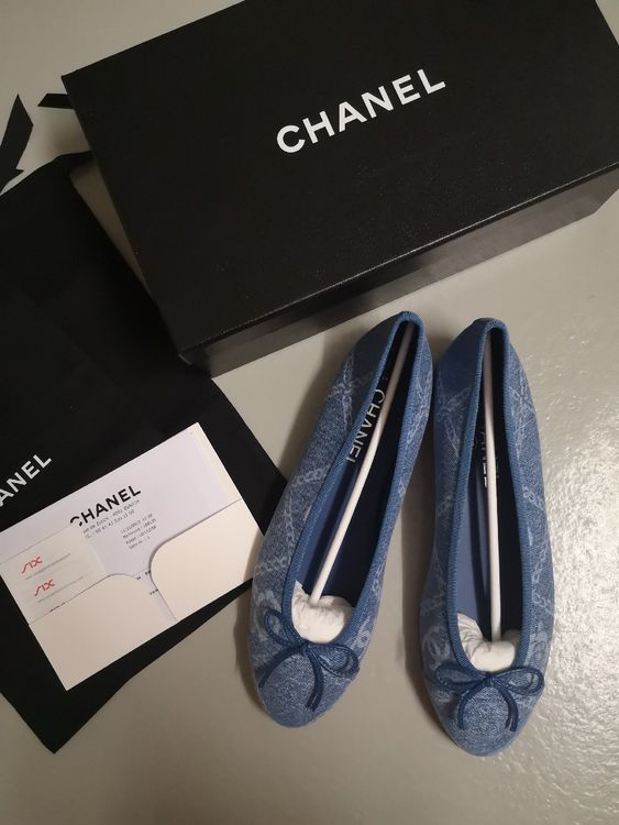 CHANEL Denim Ballerinas NEU Kaufen Auf Ricardo