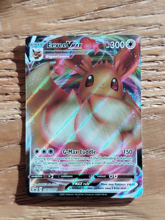 carte pokémon Eevee Vmax 2021 Kaufen auf Ricardo