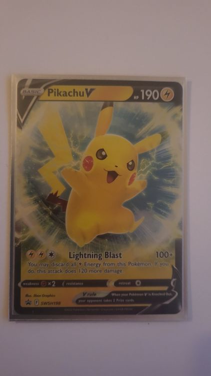 Pikachu V Promo 198 EN SWSH Kaufen Auf Ricardo