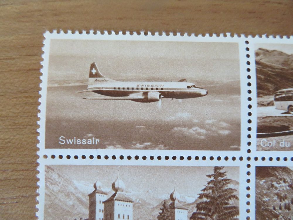 Sonderbriefmarken Swissair Postauto X Briefmarken Kaufen Auf Ricardo