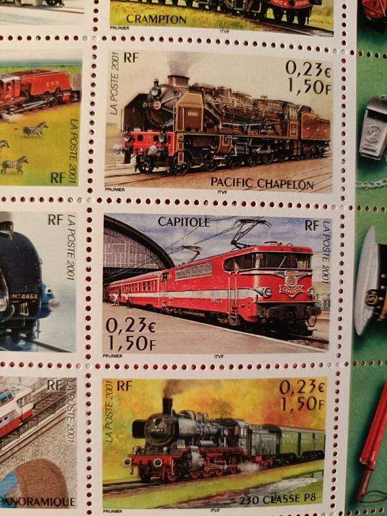 Block Legenden Der Eisenbahn Briefmarken Frankreich Kaufen Auf