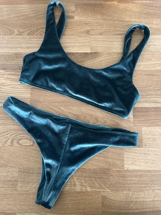 Bikini Samt Smaragdgrün Gebraucht in Lugnorre für CHF 10 mit