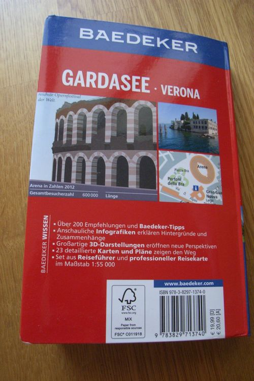 Gardasee Verona Baedeker Reisef Hrer Mit Grosser Reisekarte Kaufen