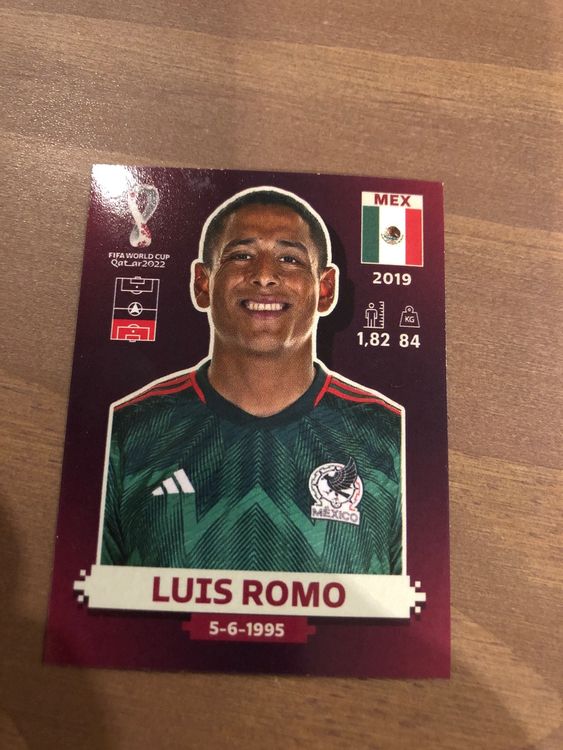 Wm Qatar Luis Romo Mex Kaufen Auf Ricardo