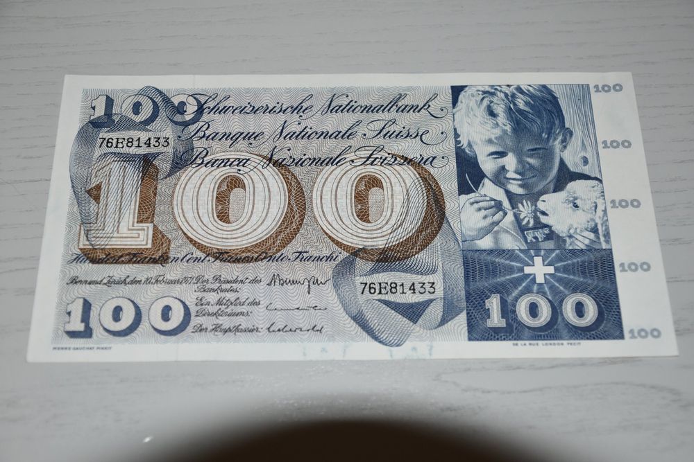 ALTE BANKNOTEN SCHWEIZ UNGEFALTET NEU Kaufen Auf Ricardo