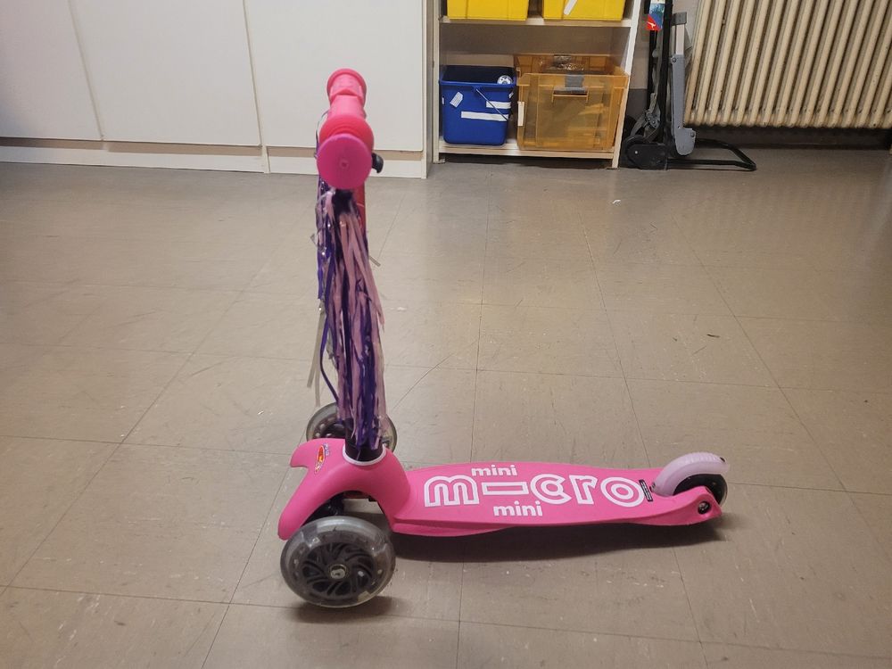 Trottinett Micro Mini Micro In Deluxe Plus Led Pink Kaufen Auf