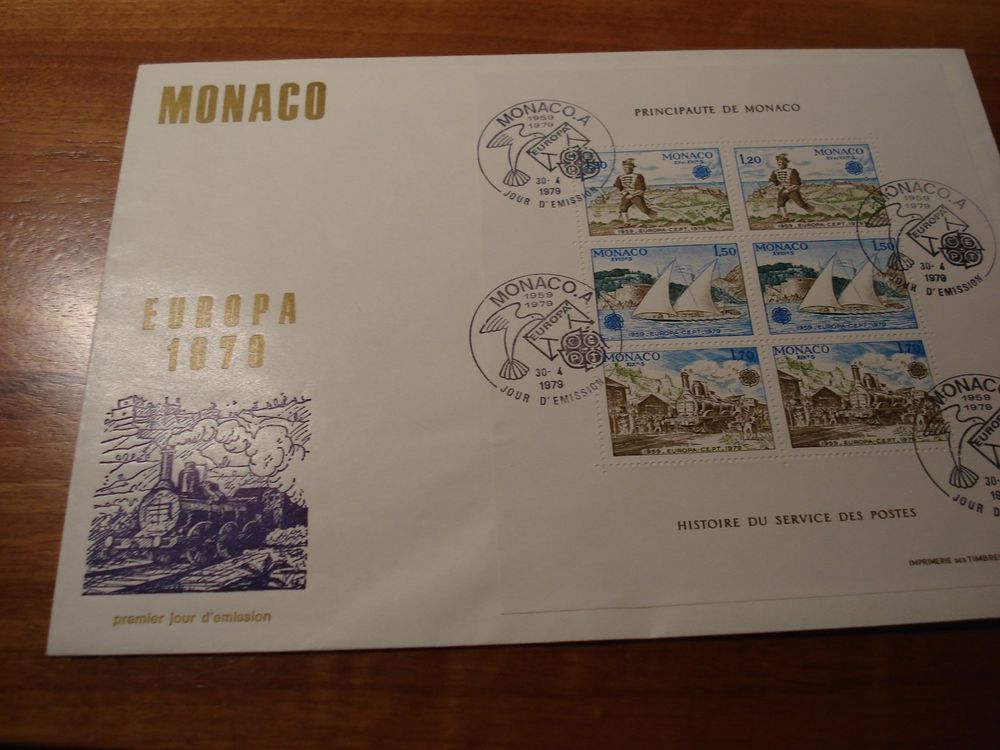 Monaco 1979 FDC Kleinbogen Europamarken Kaufen Auf Ricardo