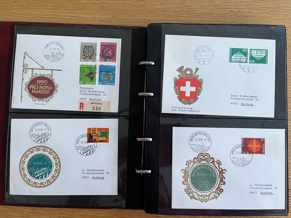 Mega Cooles Album Mit Fdc Kehrdrucke Regiofil Lugano Kaufen Auf