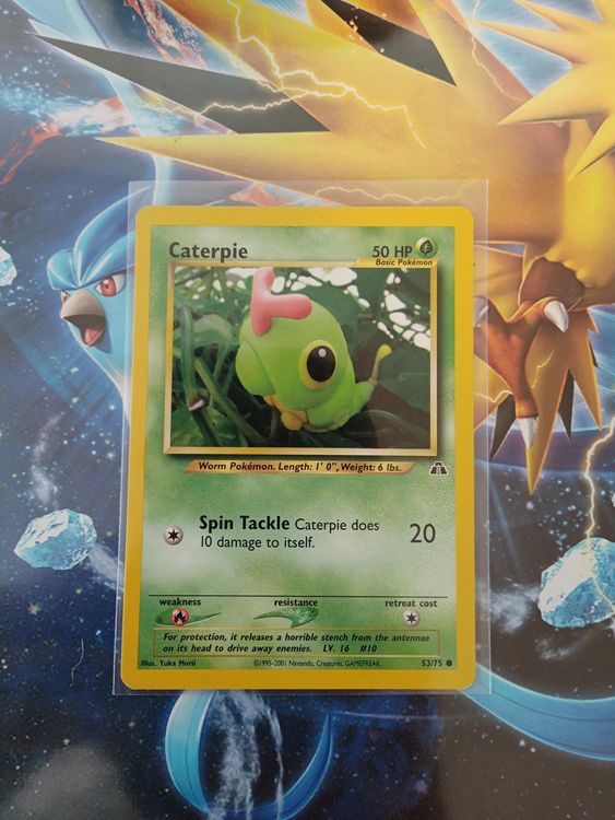 Caterpie Neo Vintage Pok Mon Tcg Karte Kaufen Auf Ricardo