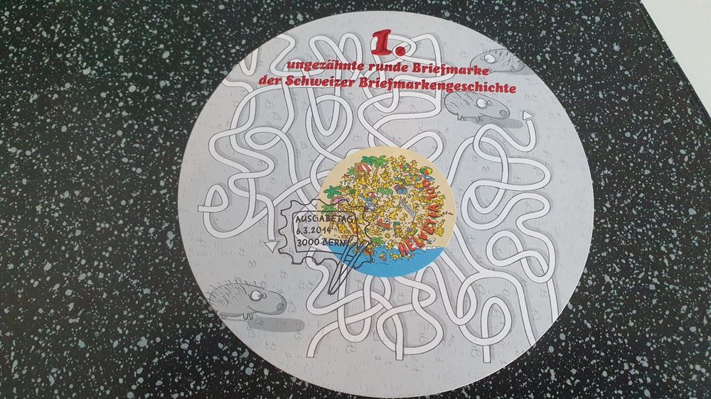 Fdc Runde Briefmarke Der Schweiz Kaufen Auf Ricardo