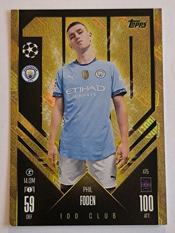 Topps Match Attax 24 25 100 Club Phil Foden 475 Kaufen Auf Ricardo