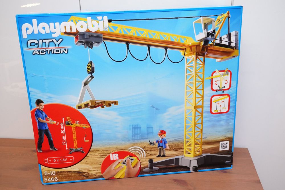 Neu Playmobil Grosser Baukran Mit Ir Fernsteuerung Kaufen Auf