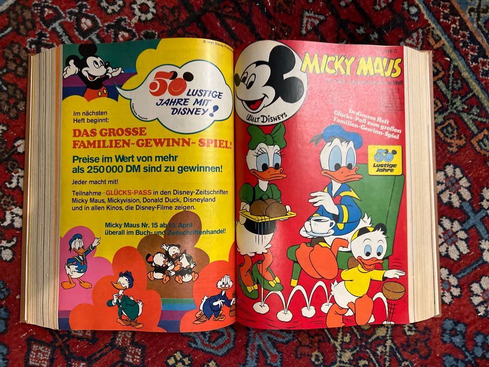 Micky Maus 1973 Kompletter Jahrgang Nr 1 52 Walt Disney Kaufen Auf