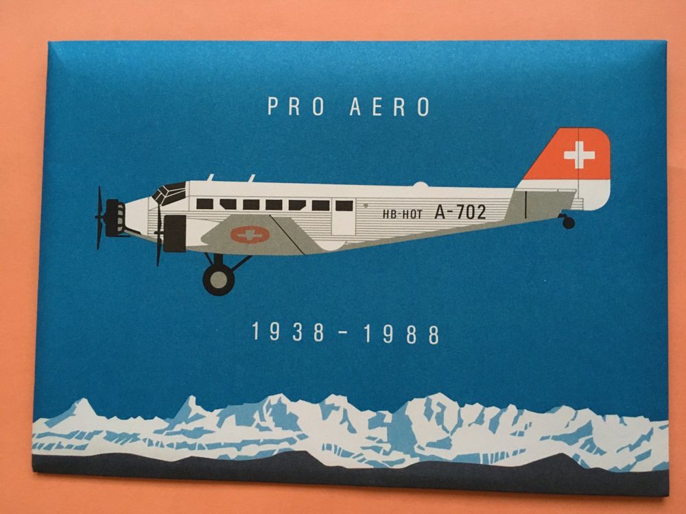 50 Jahre Pro Aero Sonderflüge Swissair 1988 Kaufen auf Ricardo