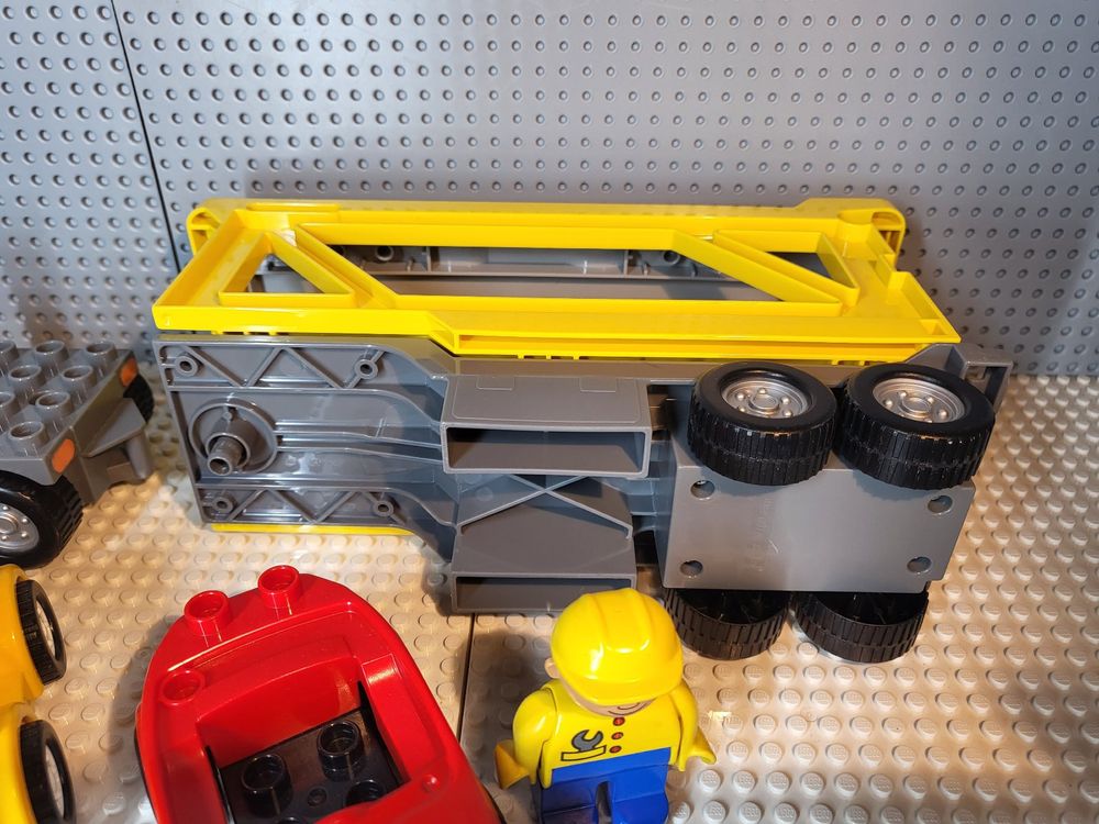 Lego Duplo Autotransporter Z T Mit Eigenen Auto Kaufen Auf Ricardo