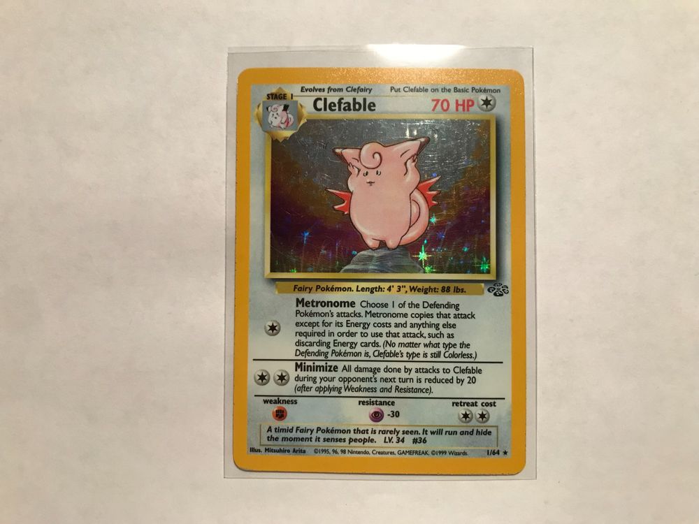 Clefable Holo Jungle EN Kaufen Auf Ricardo