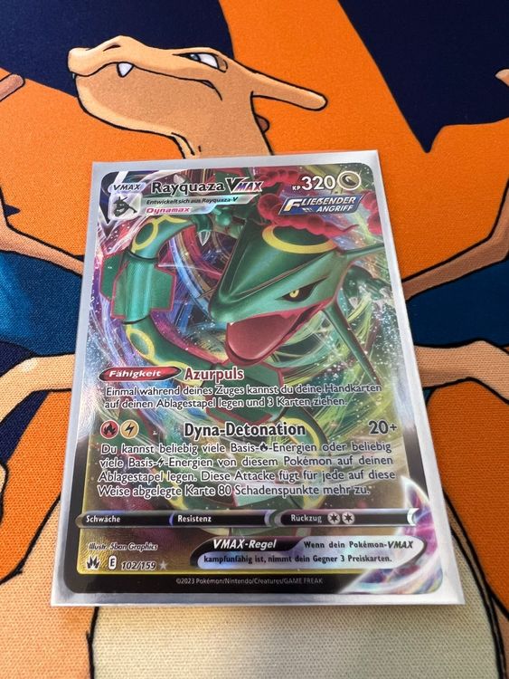 Pokemon Rayquaza Vmax Crz De Zenit Der K Nige Acheter Sur