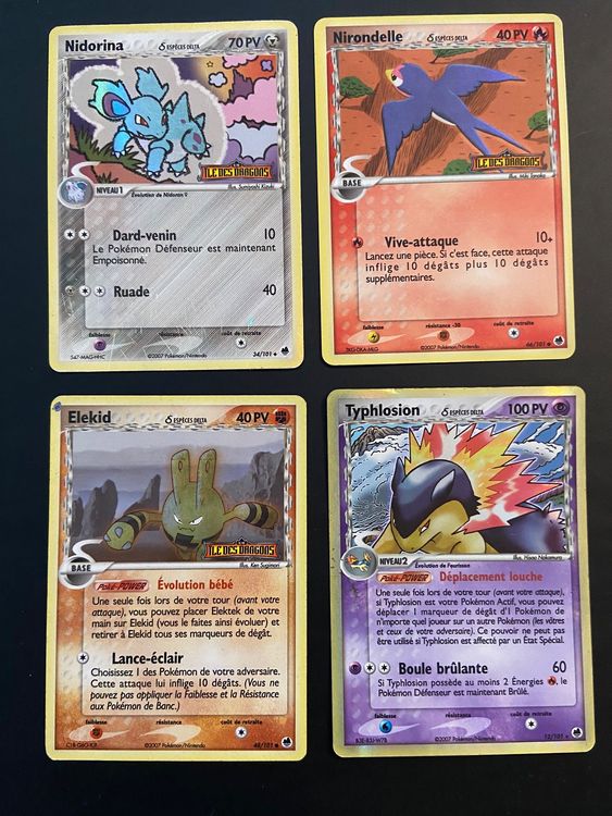 Cartes Pok Mon Bloc Ex Le Des Dragons Esp Ces Delta Fr Kaufen Auf